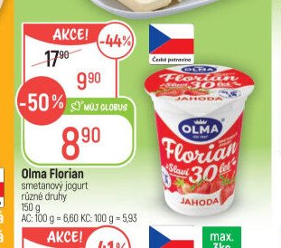 Olma Florian smetanový jogurt 150 g