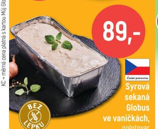 Syrová sekaná Globus ve vaničkách 1 kg