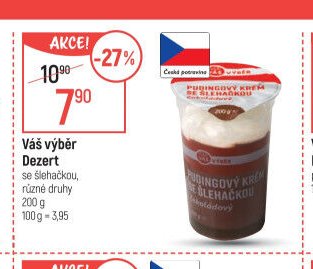 Váš výběr Dezert se šlehačkou