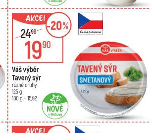 Váš výběr Tavený sýr