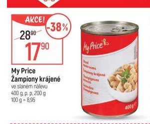 My Price Žampiony krájené