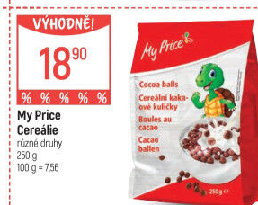 Cereálie My Price