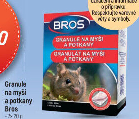 Granule na myši a potkany Bros