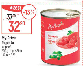 Rajčata loupaná My Price