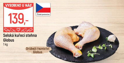 Selská kuřecí stehna Globus