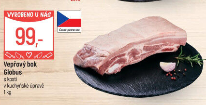 Vepřový bok s kostí Globus