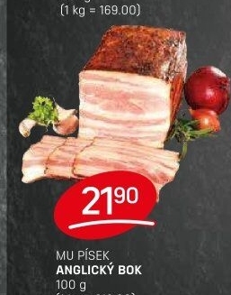 Anglický bok Maso uzeniny Písek