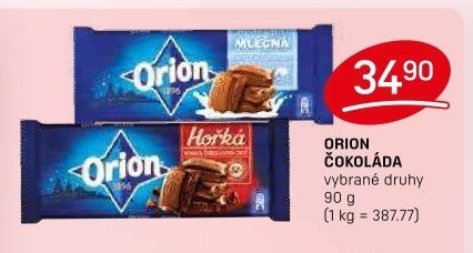 Čokoláda Orion