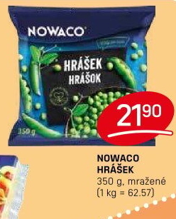 Hrášek mražený Nowaco