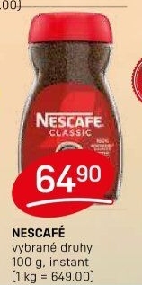 Instantní kávy Nescafé