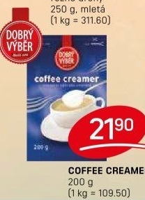 Instantní smetana Dobrý výběr