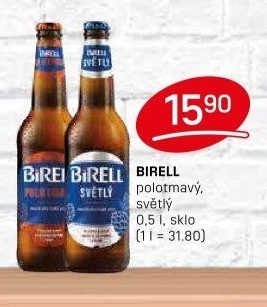 Nealkoholické pivo polotmavé Birell