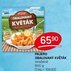 Obalovaný květák mražený Pajero