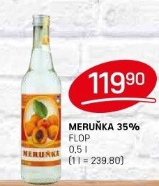 Pálenka Meruňka Flop