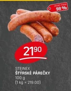 Párečky štýrské Steinex