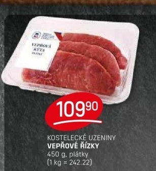 Řízky vepřové Kostelecké uzeniny