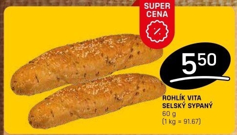 Rohlík Vita selský