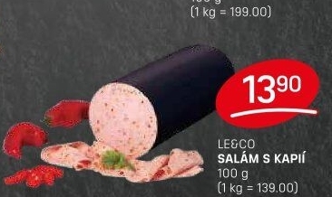 Salám s kapií LE&