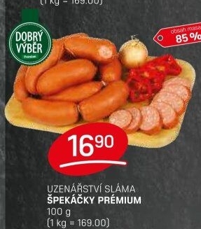 Špekáčky premium Dobrý Výběr
