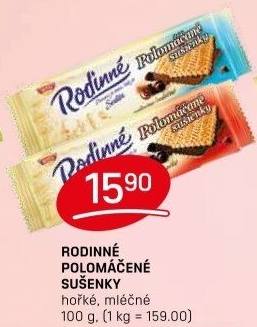Sušenky Rodinné polomáčené Sedita