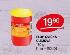 Svíčky hřbitovní olejové Flop