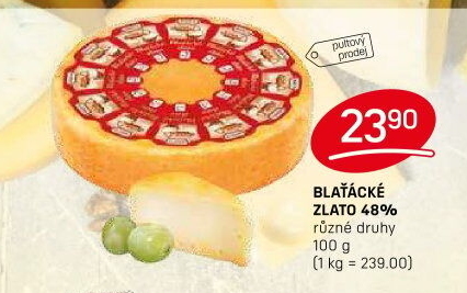 Sýr Blaťácké zlato Madeta