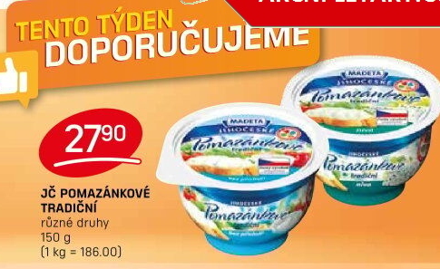 Tradiční pomazánkové Jihočeské Madeta