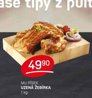 Vepřová uzená žebra Maso uzeniny Písek