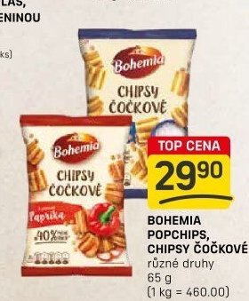 BOHEMIA POPCHIPS, CHIPSY ČOČKOVÉ