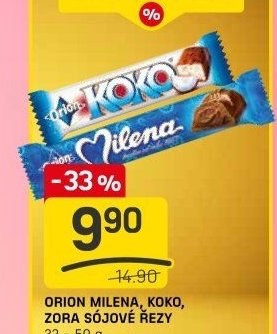 Orion Milena, Koko, Zora Sójové řezy