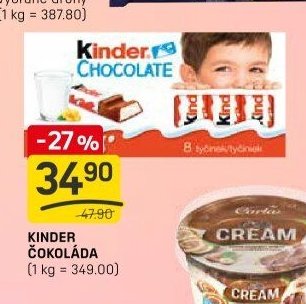 Kinder čokoláda