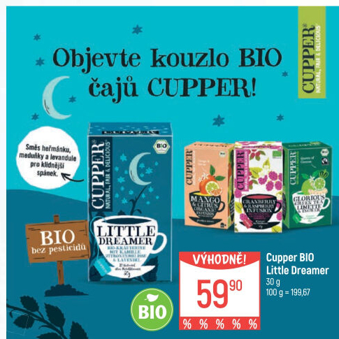 Čaj bylinný bio Cupper