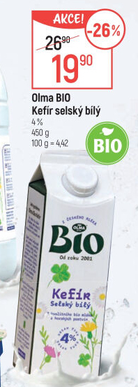 Kefír Selský bio Olma