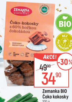 Kokosky Biopekárna Zemanka