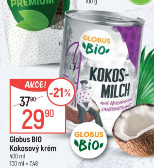 Kokosový krém bio Globus