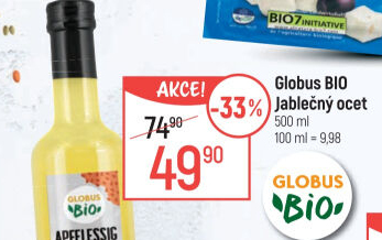 Ocet jablečný bio Globus