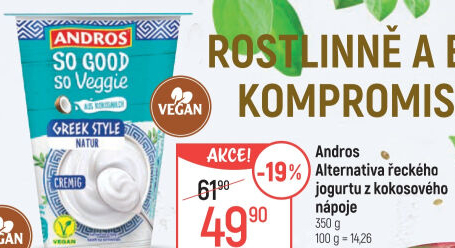 Řecký jogurt So Good So Veggie Andros
