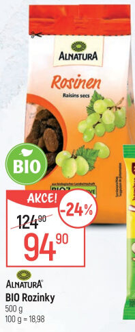 Rozinky bio Alnatura