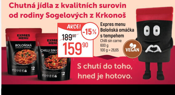 Směs na boloňské špagety Expres Menu