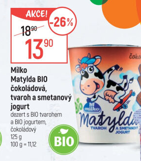 Tvaroh s jogurtem bio Matylda Milko