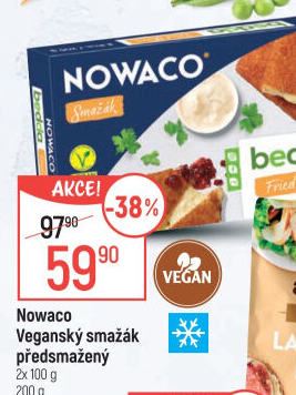 Veganský obalovaný sýr Bedda Nowaco