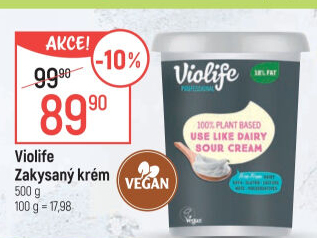 Zakysaný krém rostlinný Violife