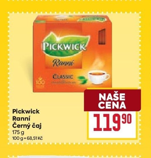 Pickwick Ranní Černý čaj 175 g