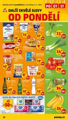 akční leták Penny Market 9.1.2025-15.1.2025