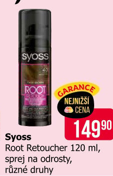 Sprej na odrosty Root Retoucher Syoss