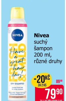 Suchý šampon Nivea