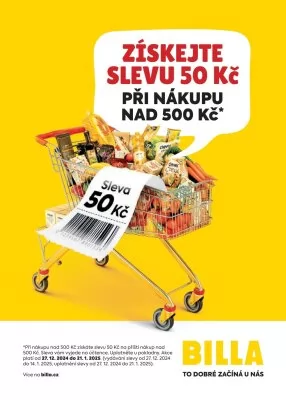 akční leták BILLA 8.1.2025-14.1.2025