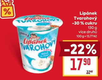 Dezert Lipánek tvarohový Madeta