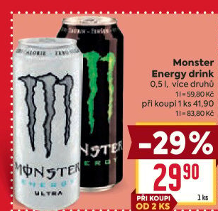 Energetický nápoj Monster Energy