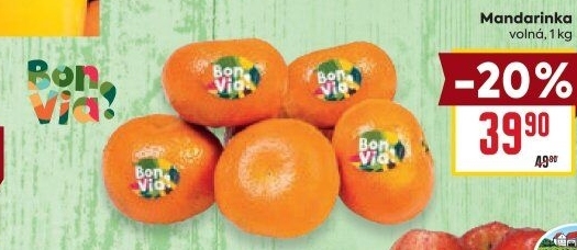 Mandarinky Billa Bonvia